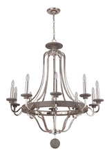 Craftmade 36510-PLNGRW - 10 Light Chandelier