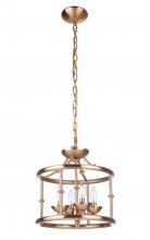 Craftmade 53754-SB - Marlowe 4 Light Convertible Semi Flush in Satin Brass