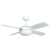 Craftmade LAV44MWW4LK-LED - 44" Laval in Matte White w/ Matte White Blades