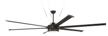 Craftmade PRT102ESP6 - Prost 102" 6-Blade Indoor/Outdoor (Damp) Ceiling Fan in Espresso w/ Espresso Blades