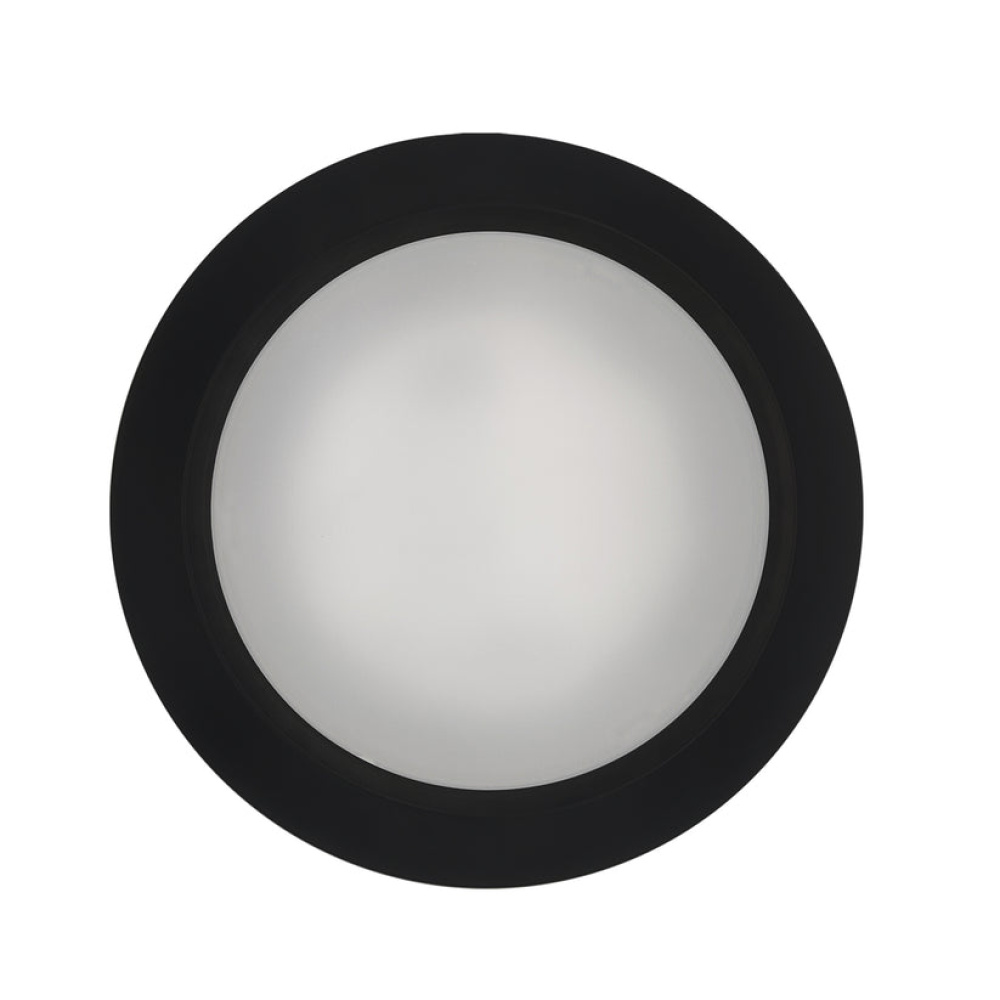 773278 25W LED 10" ROUND DISC LIGHT 3000K BLACK STEEL WITH PIGTAIL JA8