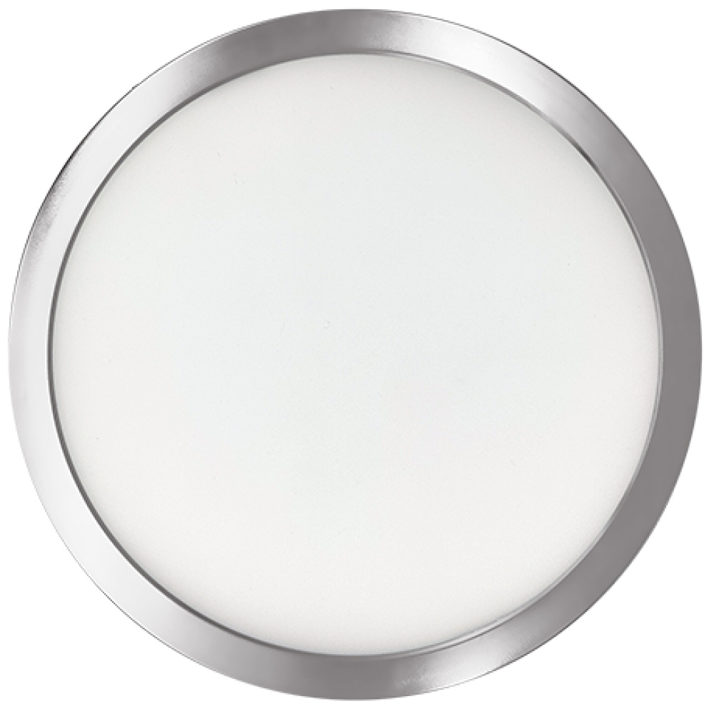 773610 17W LED 9IN FLUSH MOUNT 3000K NICKEL DIMMABLE JA8