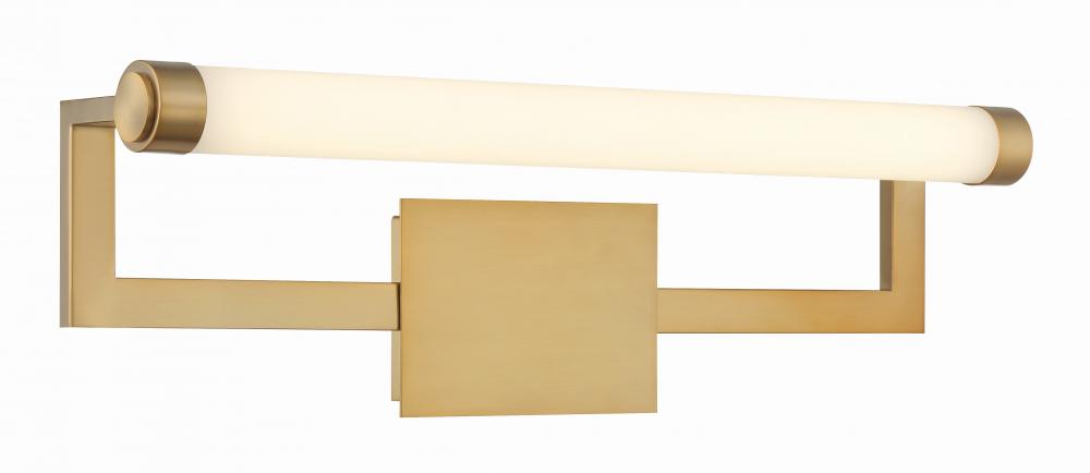 Clinton Integrated LED Vibrant Gold Bathroom Vanity