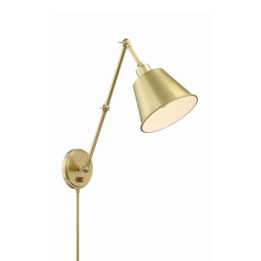 Mitchell 7.25'' Aged Brass Task Sconce