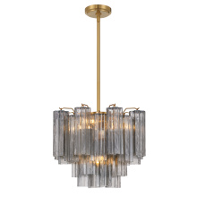 Crystorama ADD-300-AG-SM - Addis 4 Light Aged Brass Mini Chandelier