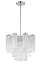 Crystorama ADD-300-CH-CL - Addis 4 Light Polished Chrome Chandelier