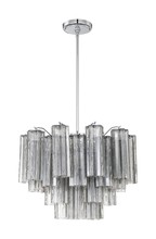 Crystorama ADD-306-CH-SM - Addis 6 Light Polished Chrome Chandelier