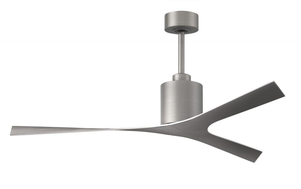 Molly modern ceiling fan in Matte Black finish with all-weather 56” ABS blades. Optimized for da