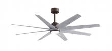 Matthews Fan Company ANLK-TB-BW-64 - Ariella 8-blade ceiling fan in Textured Bronze and Barn Wood Tone blades