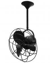 Matthews Fan Company BD-BK-MTL - Bianca Direcional - Directional Ceiling Fan - Matte Black Finish - Metal Blades