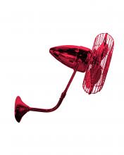 Matthews Fan Company BP-RED-MTL - Bruna Parede wall fan in Rubi (Red) finish.