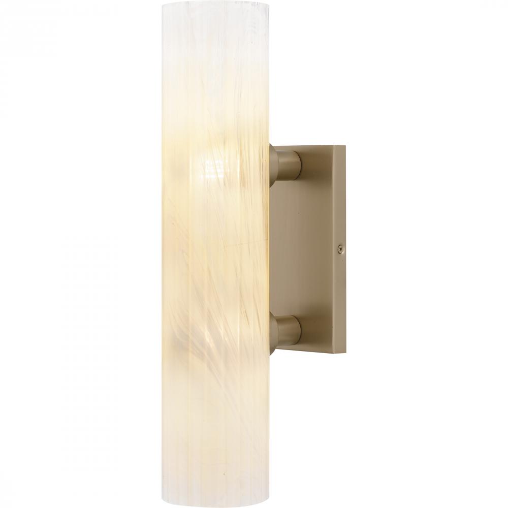 Curran 2-Light Bronze Gold Wall Sconce