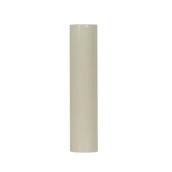 Plastic Candle Cover; Cream Plastic; 13/16" Inside Diameter; 7/8" Outside Diameter; 12"