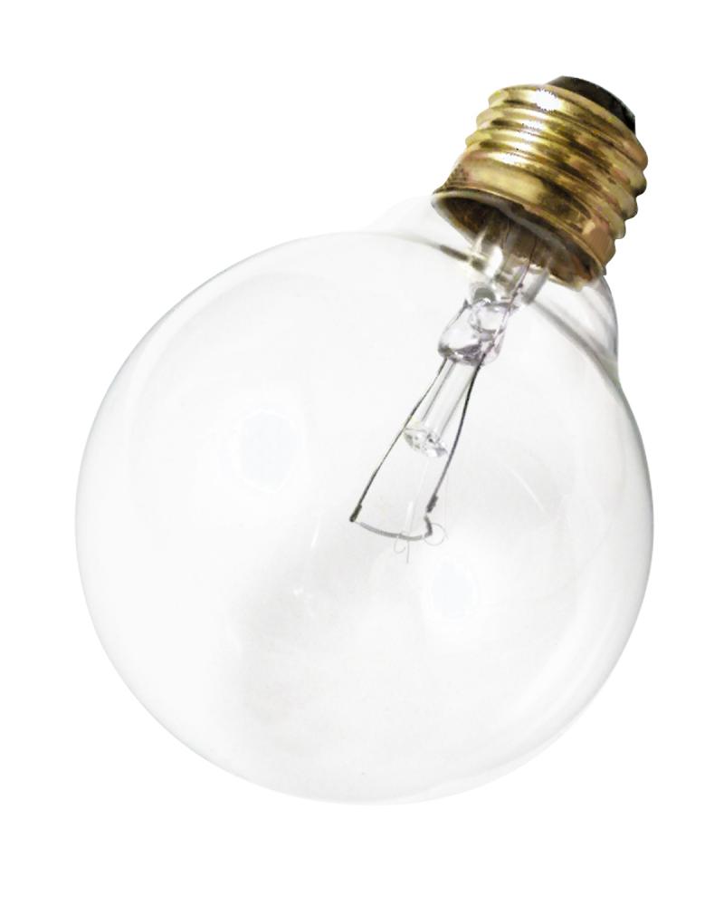 25 Watt G25 Incandescent; Clear; 3000 Average rated hours; 180 Lumens; Medium base; 130 Volt