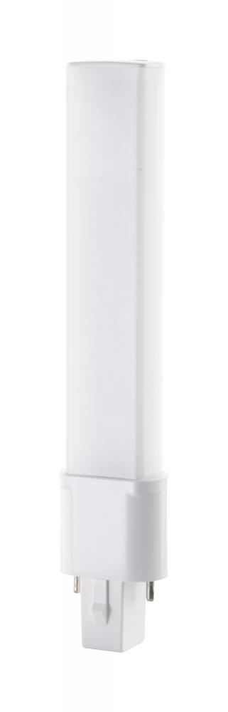 4.5 Watt LED PL 2-PIN; 2700K; 450 Lumens; G23 base; 50000 Average rated hours; 360 deg. Beam Angle;