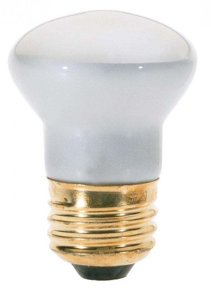 25 Watt R14 Incandescent; Translucent; 1500 Average rated hours; 135 Lumens; Medium base; 120 Volt;