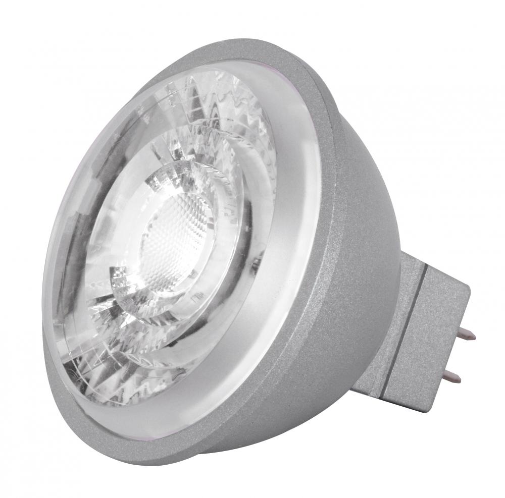 8W; LED MR16; 3000K; 15 deg. beam spread; GU5.3 base; 12 Volt AC/DC