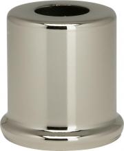 Satco Products Inc. 90/2278 - Steel Spacer; 7/16" Hole; 1" Height; 7/8" Diameter; 1" Base Diameter; Nickel Plated