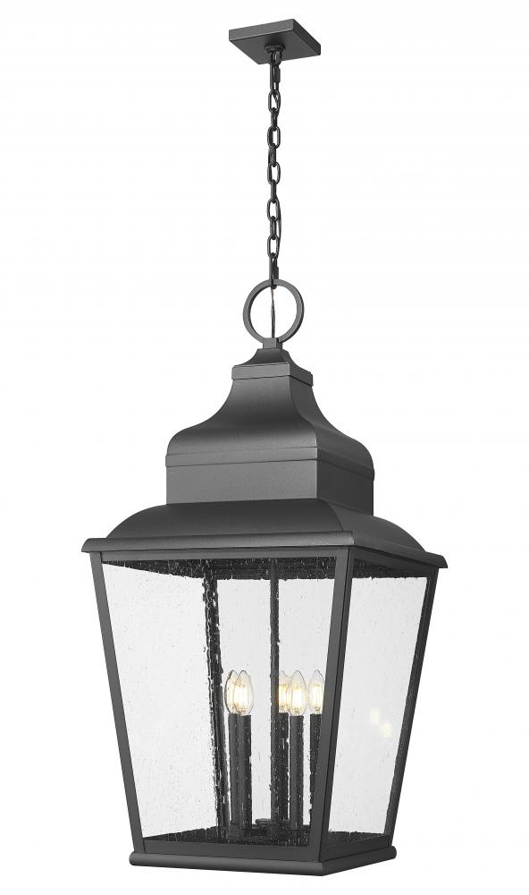 5 Light Outdoor Chain Mount Ceiling Fixture