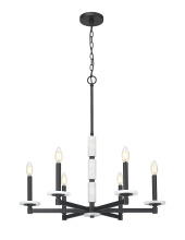 Z-Lite 3045-6MB - 6 Light Chandelier