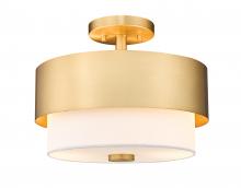 Z-Lite 495SF13-MGLD - 2 Light Semi Flush Mount