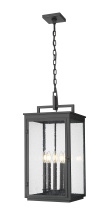 Z-Lite 5019CHXL-BK - 5 Light Outdoor Chain Mount Ceiling Fixture
