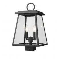 Z-Lite 521PHMS-BK - 2 Light Outdoor Post Mount Fixture