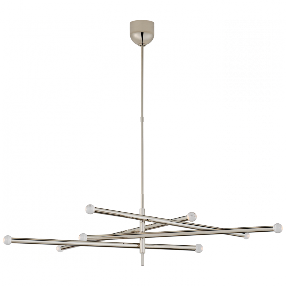 Rousseau Grande Eight Light Articulating Chandelier