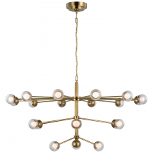 Visual Comfort & Co. Signature Collection KS 5235SB-CG - Alloway Large Chandelier