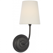 Visual Comfort & Co. Signature Collection TOB 2077BZ-L-CL - Vendome 16" Cordless Single Sconce