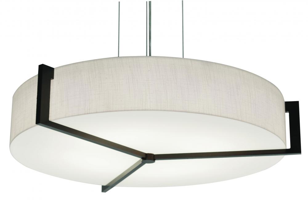 Apex 21'' LED Pendant - Espresso Finish - Jute Shade