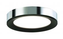 AFX Lighting, Inc. AAF162600L30D1BKPC - Alta LED Low Profile Flush Mount - 16'' - Black/Chrome