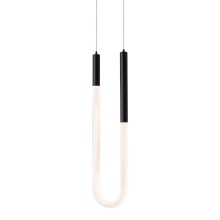 AFX Lighting, Inc. ADEP06LAJUDBK - Adel Single LED Pendant,120-277V,13W,5 CCT,BK