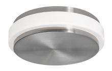 AFX Lighting, Inc. EISF10LAJUDSN - Eris 10'' LED Flush Mount,120-277V,20W,5 CCT,SN