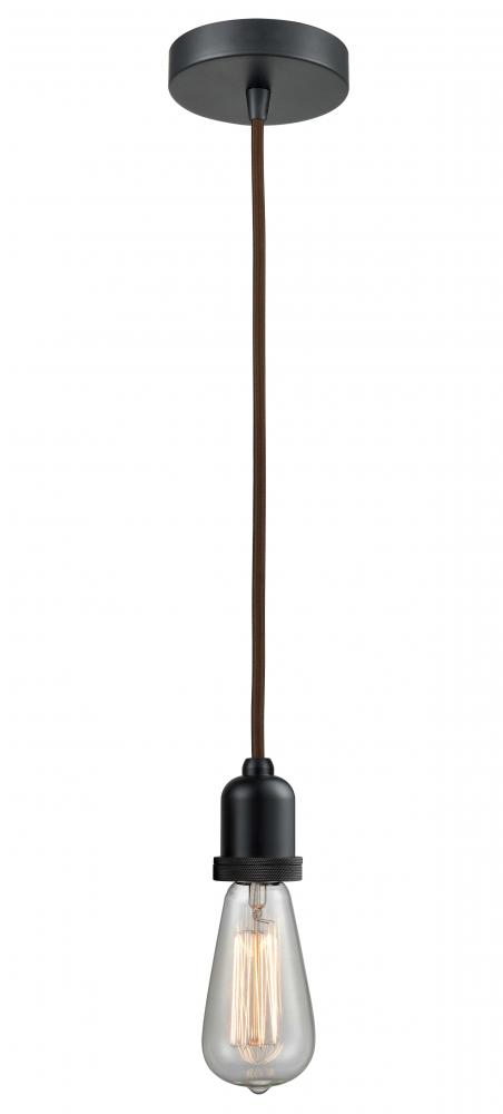 Whitney - 1 Light - 2 inch - Matte Black - Cord hung - Mini Pendant