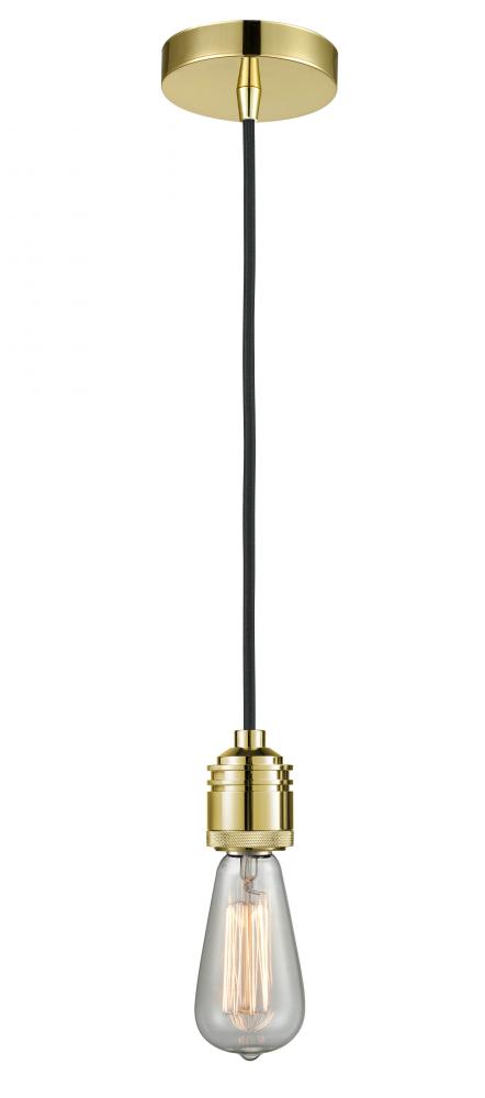 Winchester - 1 Light - 2 inch - Gold - Cord hung - Mini Pendant