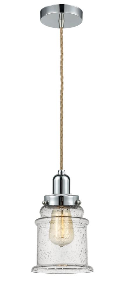 Whitney - 1 Light - 8 inch - Polished Chrome - Cord hung - Mini Pendant