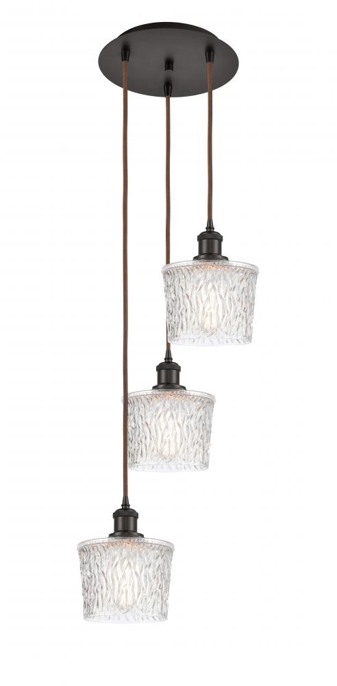 Niagara - 3 Light - 13 inch - Oil Rubbed Bronze - Cord Hung - Multi Pendant