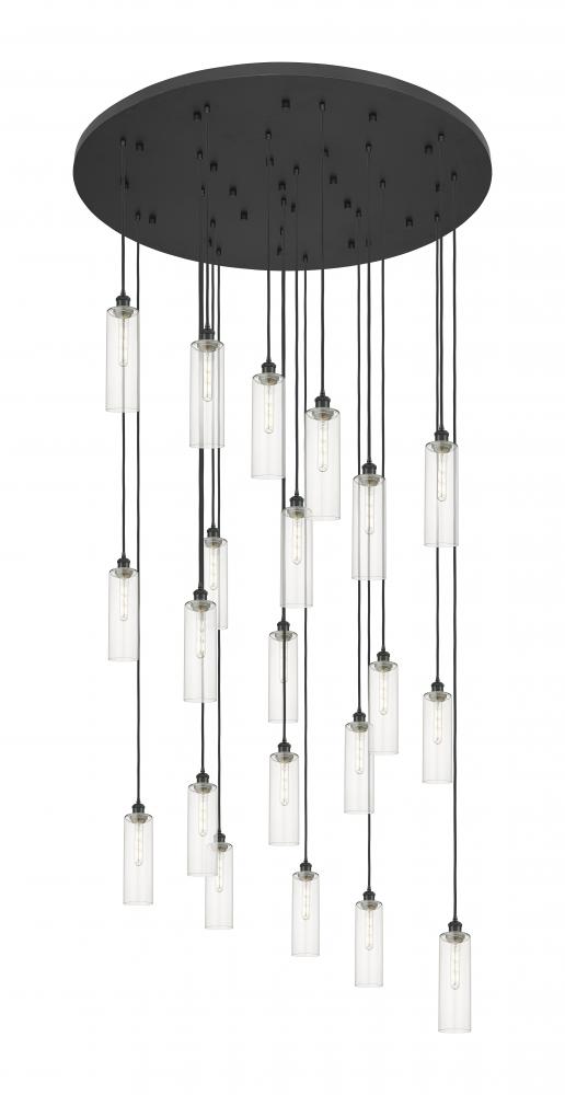 Crown Point - 21 Light - 48 inch - Matte Black - Multi Pendant