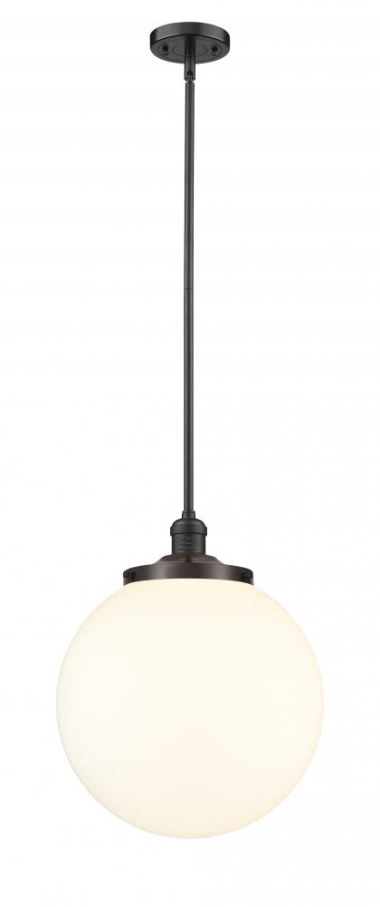 Beacon - 1 Light - 14 inch - Oil Rubbed Bronze - Stem Hung - Pendant