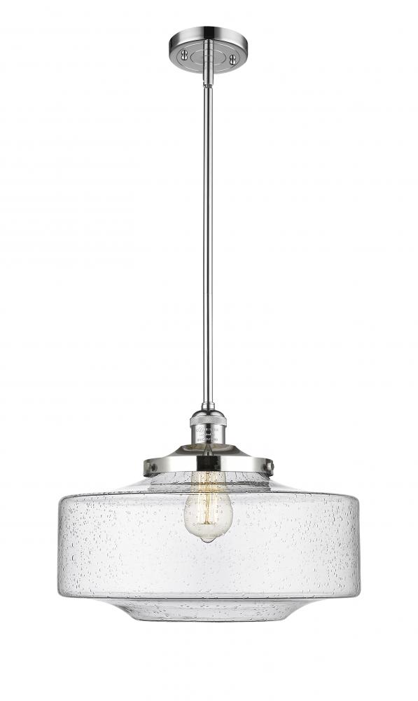 Bridgeton - 1 Light - 12 inch - Polished Chrome - Stem Hung - Mini Pendant