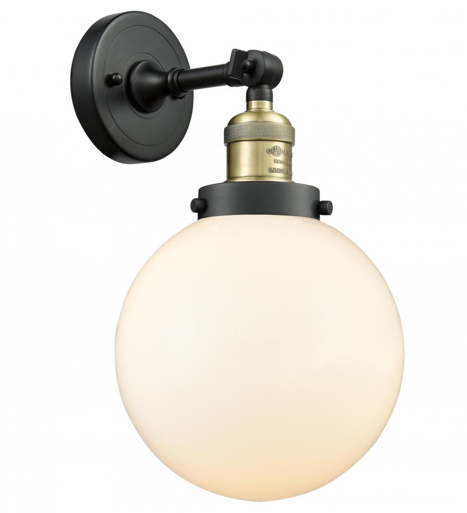 Beacon - 1 Light - 8 inch - Black Antique Brass - Sconce