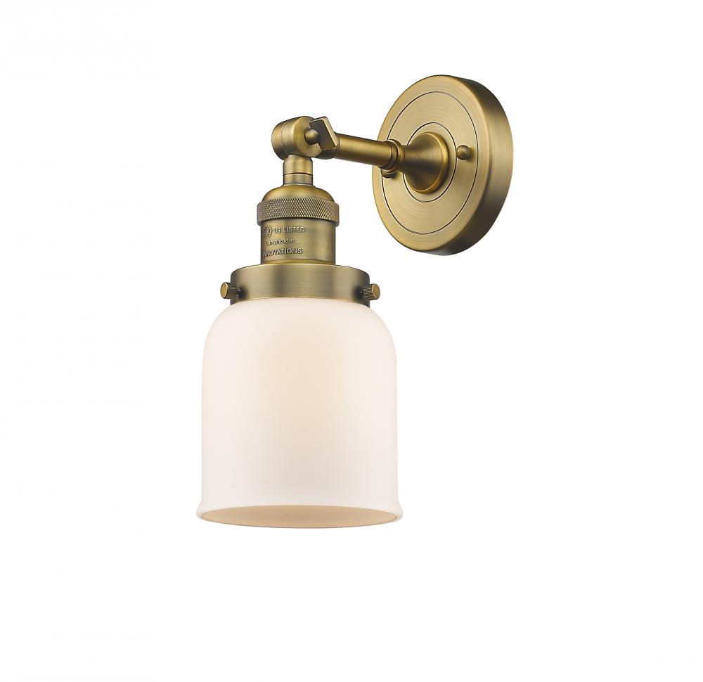 Bell - 1 Light - 5 inch - Brushed Brass - Sconce