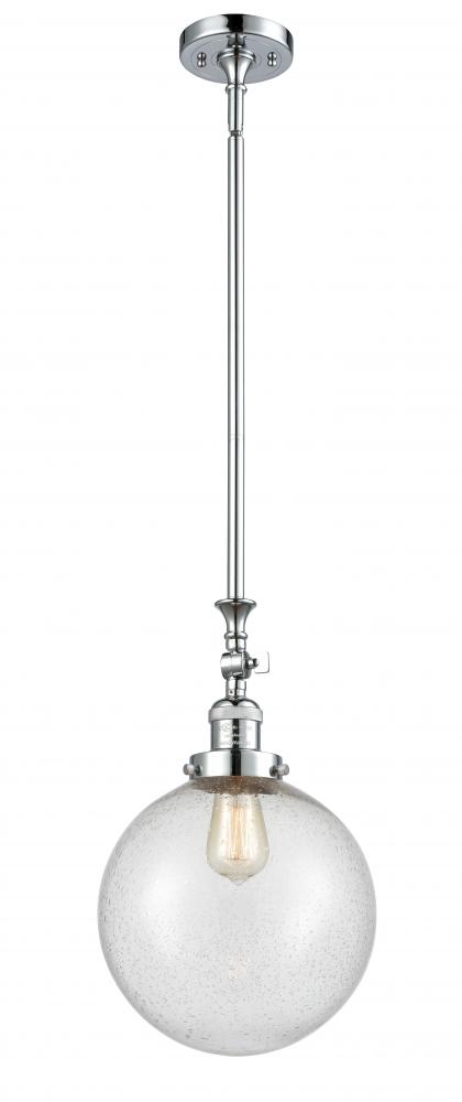 Beacon - 1 Light - 10 inch - Polished Chrome - Stem Hung - Mini Pendant