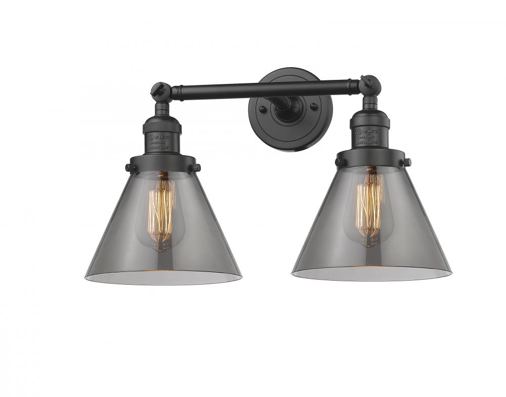 Cone - 2 Light - 18 inch - Oil Rubbed Bronze - Bath Vanity Light