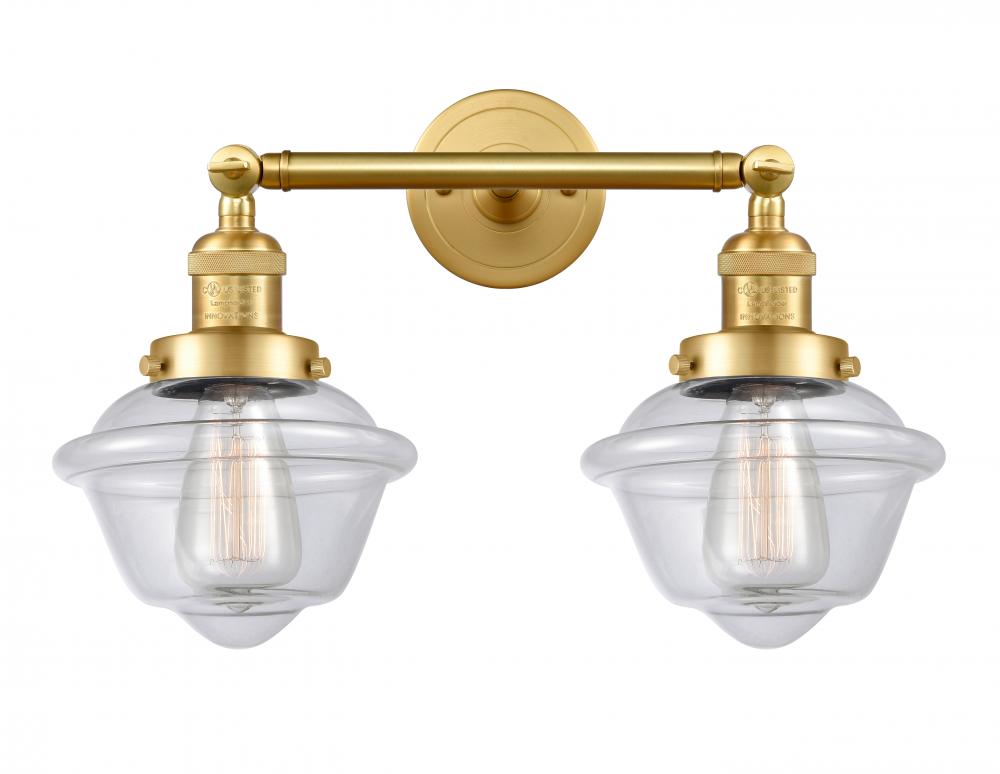 Oxford - 2 Light - 17 inch - Satin Gold - Bath Vanity Light