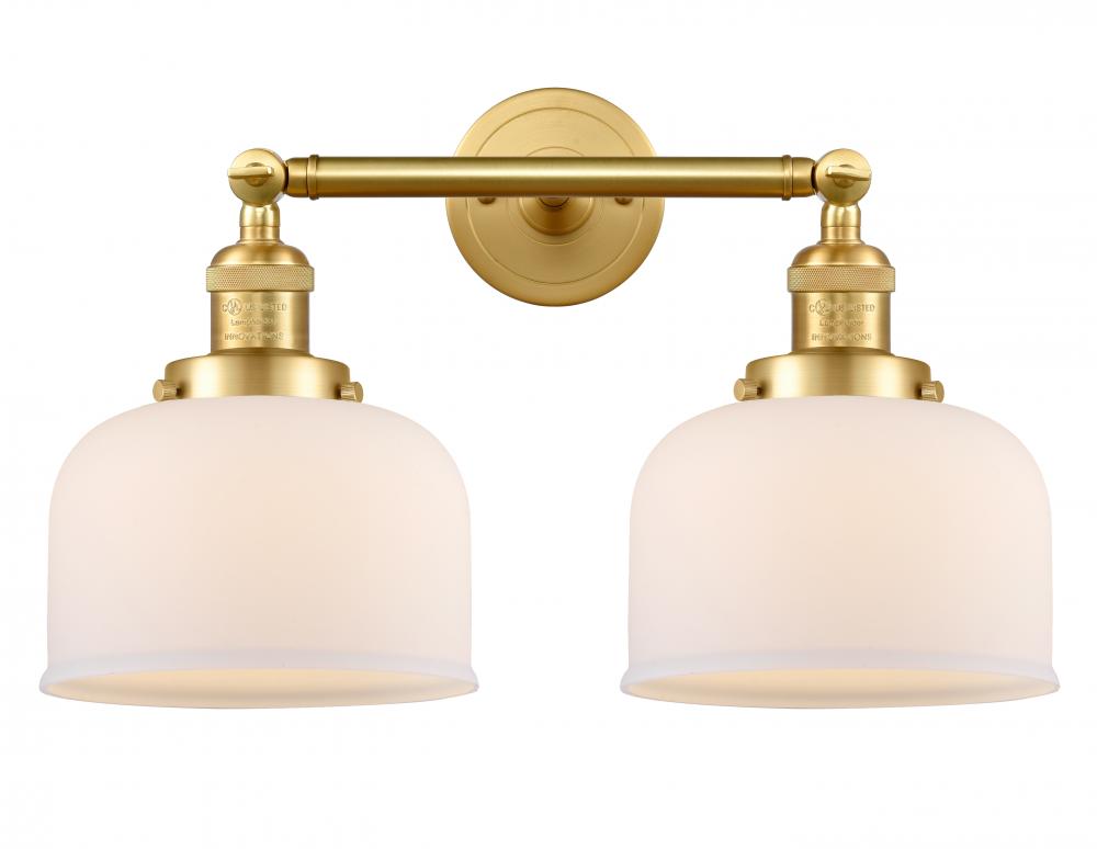 Bell - 2 Light - 19 inch - Satin Gold - Bath Vanity Light