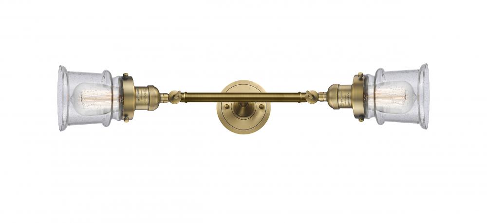 Canton - 2 Light - 6 inch - Brushed Brass - Bath Vanity Light