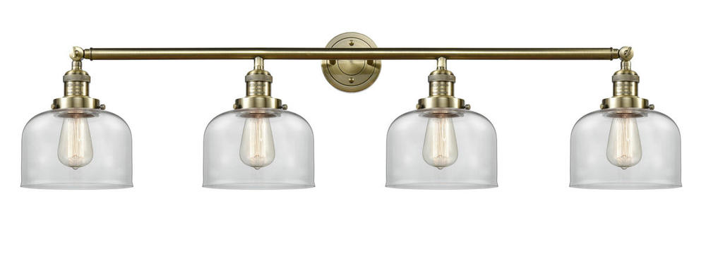 Bell - 4 Light - 44 inch - Antique Brass - Bath Vanity Light