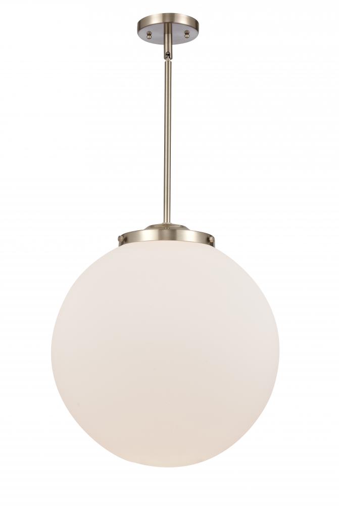 Beacon - 1 Light - 16 inch - Brushed Satin Nickel - Stem Hung - Pendant